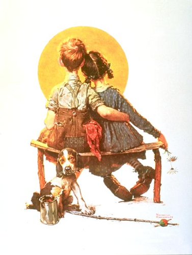 Валентинка от Norman Rockwell